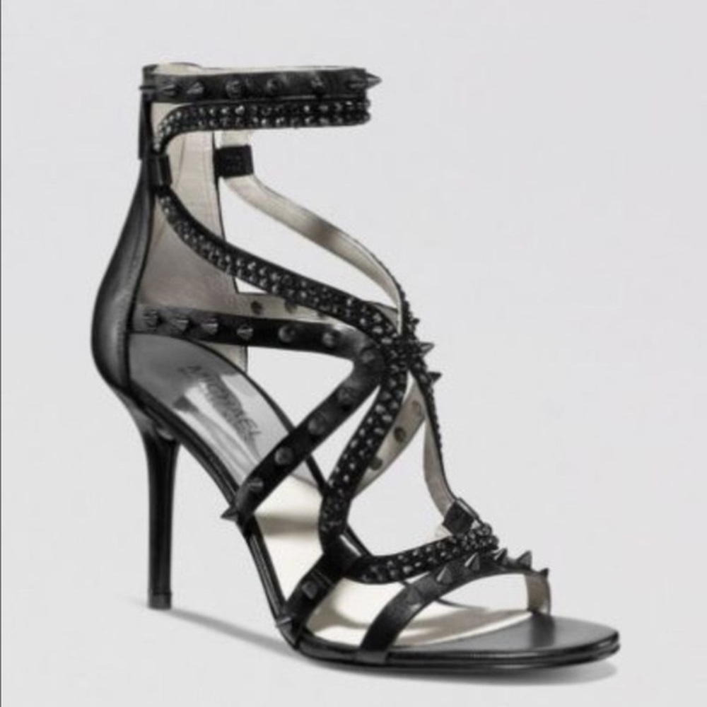 Michael Kors Larissa Studded Black Heels